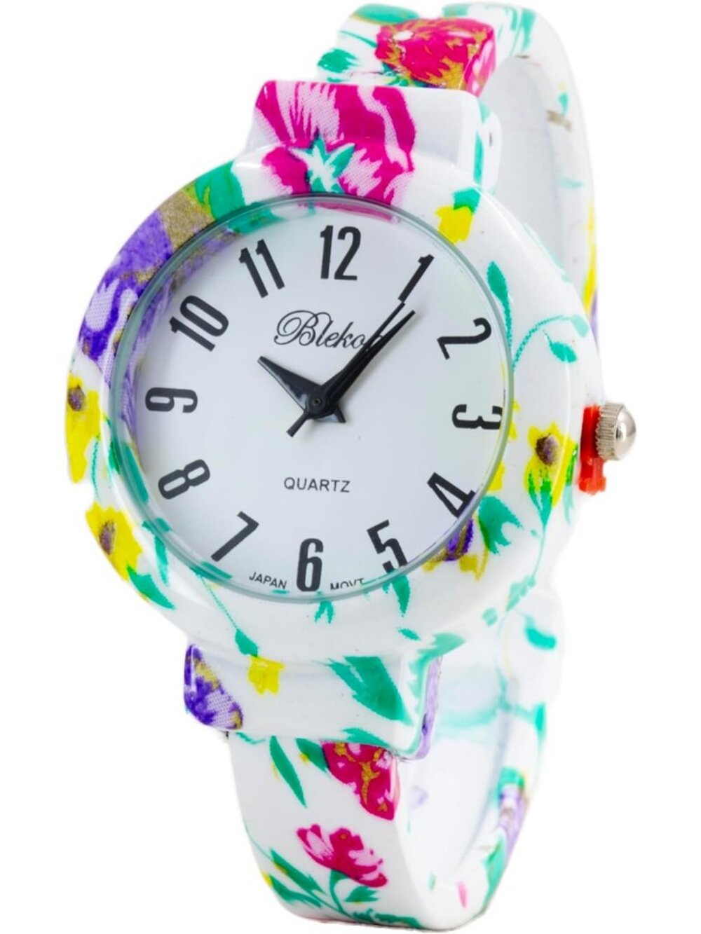 Women's Multi Elegant Flower Design Bracelet Cuff Bangle Fashion Wrist Watches